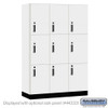 18" Wide Premier Wood Locker - Triple Tier - 3 Wide - 6 Feet High - 18" Deep - Electronic Locks - 18-43368-E