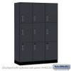 18" Wide Premier Wood Locker - Triple Tier - 3 Wide - 6 Feet High - 18" Deep - Electronic Locks - 18-43368-E