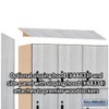 18" Wide Premier Wood Locker - Triple Tier - 3 Wide - 6 Feet High - 18" Deep - Electronic Locks - 18-43368-E