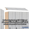 Salsbury 18" Wide Premier Wood Locker - Triple Tier - 3 Wide - 6 Feet High - 21" Deep - Resettable Combination Locks