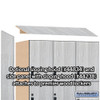 Salsbury 18" Wide Premier Wood Locker - Triple Tier - 3 Wide - 6 Feet High - 24" Deep - Hasp