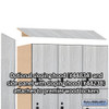 18" Wide Premier Wood Locker - Triple Tier - 3 Wide - 6 Feet High - 24" Deep - Resettable Combination Locks