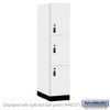 Salsbury 18" Wide Premier Wood Locker - Triple Tier - 1 Wide - 6 Feet High - 24" Deep - Resettable Combination Locks