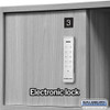 Salsbury 24" Wide Premier Wood Open Access Locker - 6 Feet High - 24 Inches Deep - Electronic Locks