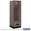 Premier Wood Open Access Locker - 6 Feet High - 24 Inches Deep - Skyline Walnut