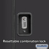 Salsbury 12" Wide Single Tier Designer Wood Locker - 3 Wide - 6 Feet High - 15 Inches Deep  Resettable Combination Locks