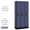 Salsbury 12" Wide Single Tier Designer Wood Locker - 3 Wide - 6 Feet High - 15 Inches Deep - - Electronic Locks