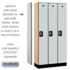 Salsbury 12" Wide Single Tier Designer Wood Locker - 3 Wide - 6 Feet High - 15 Inches Deep - - Electronic Locks