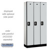 Salsbury 12" Wide Single Tier Designer Wood Locker - 3 Wide - 6 Feet High - 15 Inches Deep - - Electronic Locks