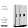 Salsbury 12" Wide Single Tier Designer Wood Locker - 3 Wide - 5 Feet High - 15 Inches Deep - - Resettable Combination Locks