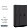 Salsbury 12" Wide Single Tier Designer Wood Locker - 3 Wide - 5 Feet High - 15 Inches Deep - - Electronic Locks