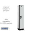 Salsbury 12" Wide Single Tier Designer Wood Locker - 1 Wide - 5 Feet High - 15 Inches Deep - - Resettable Combination Locks