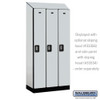 Salsbury 12" Wide Single Tier Designer Wood Locker - 3 Wide - 6 Feet High - 18 Inches Deep - - Resettable Combination Locks