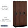 Salsbury 12" Wide Single Tier Designer Wood Locker - 3 Wide - 6 Feet High - 18 Inches Deep - - Electronic Locks