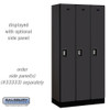 Salsbury 12" Wide Single Tier Designer Wood Locker - 3 Wide - 6 Feet High - 18 Inches Deep - - Electronic Locks
