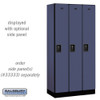 Salsbury 12" Wide Single Tier Designer Wood Locker - 3 Wide - 6 Feet High - 18 Inches Deep - - Electronic Locks