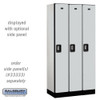 Salsbury 12" Wide Single Tier Designer Wood Locker - 3 Wide - 6 Feet High - 18 Inches Deep - - Electronic Locks