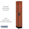 Salsbury 12" Wide Single Tier Designer Wood Locker - 1 Wide - 6 Feet High - 18 Inches Deep - - Electronic Locks