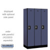 Salsbury 12" Wide Single Tier Designer Wood Locker - 3 Wide - 5 Feet High - 18 Inches Deep - - Resettable Combination Locks