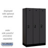 Salsbury 12" Wide Single Tier Designer Wood Locker - 3 Wide - 5 Feet High - 18 Inches Deep - - Electronic Locks