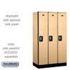 Salsbury 12" Wide Single Tier Designer Wood Locker - 3 Wide - 5 Feet High - 18 Inches Deep - - Electronic Locks