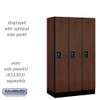 Salsbury 12" Wide Single Tier Designer Wood Locker - 3 Wide - 5 Feet High - 18 Inches Deep - - Electronic Locks