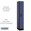 Salsbury 12" Wide Single Tier Designer Wood Locker - 1 Wide - 5 Feet High - 18 Inches Deep - - Electronic Locks