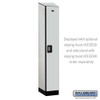 Salsbury 12" Wide Single Tier Designer Wood Locker - 1 Wide - 5 Feet High - 18 Inches Deep - - Electronic Locks