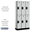 Salsbury 12" Wide Double Tier Designer Wood Locker - 3 Wide - 5 Feet High - 15 Inches Deep - - Electronic Locks