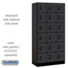Salsbury 12" Wide Six Tier Box Style Designer Wood Locker - 3 Wide - 6 Feet High - 21 Inches Deep - - Resettable Combination Locks