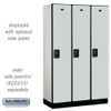 Salsbury 15" Wide Single Tier Designer Wood Locker - 3 Wide - 6 Feet High - 18 Inches Deep - - Resettable Combination Locks