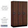 Salsbury 15" Wide Single Tier Designer Wood Locker - 3 Wide - 6 Feet High - 21 Inches Deep - - Electronic Locks