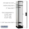 Salsbury 15" Wide Single Tier Designer Wood Locker - 1 Wide - 6 Feet High - 24 Inches Deep - - Electronic Locks
