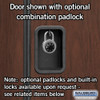 Salsbury 12" Wide Double Tier Designer Wood Locker - 3 Wide - 5 Feet High - 18 Inches Deep - - Hasps