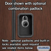 Salsbury 12" Wide Double Tier Designer Wood Locker - 3 Wide - 5 Feet High - 21 Inches Deep - - Hasps