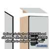 Salsbury 12" Wide Double Tier 'S' Style Designer Wood Locker - 1 Wide - 5 Feet High - 15 Inches Deep - - Hasps