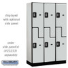 Salsbury 15" Wide Double Tier 'S' Style Designer Wood Locker - 3 Wide - 6 Feet High - 18 Inches Deep - - Electronic Locks