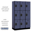 Salsbury 15" Wide Triple Tier Designer Wood Locker - 3 Wide - 6 Feet High - 18 Inches Deep - Electronic Locks