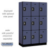 Salsbury 15" Wide Four Tier Designer Wood Locker - 3 Wide - 6 Feet High - 21 Inches Deep - Electronic Locks
