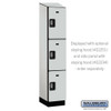 Salsbury 15" Wide Four Tier Designer Wood Locker - 1 Wide - 6 Feet High - 21 Inches Deep - Electronic Locks