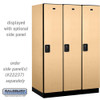 Salsbury 18" Wide Single Tier Designer Wood Locker - 3 Wide - 6 Feet High - 24 Inches Deep - - Resettable Combination Locks