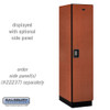 Salsbury 18" Wide Single Tier Designer Wood Locker - 1 Wide - 6 Feet High - 24 Inches Deep - - Electronic Locks