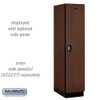 Salsbury 18" Wide Single Tier Designer Wood Locker - 1 Wide - 6 Feet High - 24 Inches Deep - - Electronic Locks