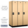 Salsbury 18" Wide Single Tier Designer Wood Locker - 3 Wide - 6 Feet High - 21 Inches Deep - - Resettable Combination Locks