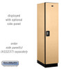 Salsbury 18" Wide Single Tier Designer Wood Locker - 1 Wide - 6 Feet High - 21 Inches Deep - - Resettable Combination Locks