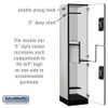 Copy of Salsbury 18" Wide Double Tier 'S' Style Designer Wood Locker - 1 Wide - 6 Feet High - 24 Inches Deep - - Resettable Combination Locks