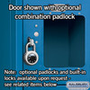 See-Through Metal Locker - Six Tier Box Style 3 Wide 6 Feet High 15 Inches Deep Blue Assem