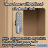 See-Through Metal Locker - Six Tier Box Style 3 Wide 6 Feet High 12 Inches Deep Tan Unasse