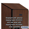 Designer Wood Locker - Double Tier 1 Wide 6 Feet High 18 Inches Deep Mahogany