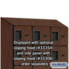 Designer Wood Locker - Six Tier Box Style 3 Wide 6 Feet High 21 Inches Deep Mahogany